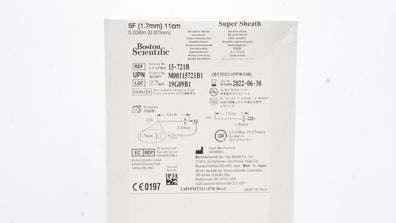 Boston Scientific 15-721B Super Sheath 5F x 11cm x 0.038inch (x)